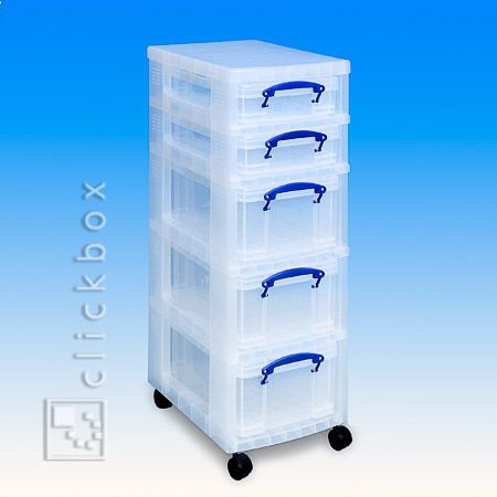 Single Tower 3 x 9-Liter-Box, Gestell transparent